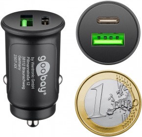 27W-os gyorstöltő USB autóadapter