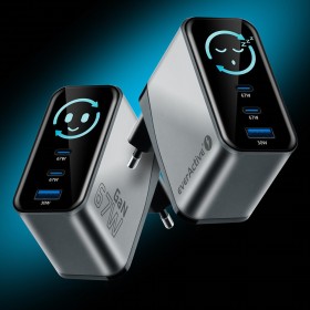everActive 67W GaN 1xUSB + 2xUSB-C