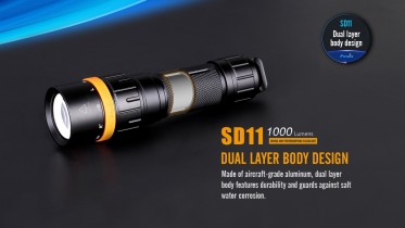 Fenix SD11 LED búvárlámpa