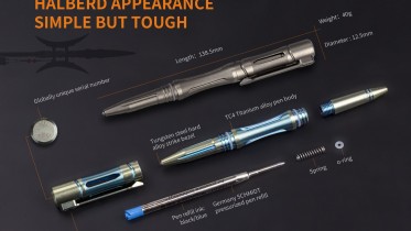 Fenix T5Ti titán taktikai toll