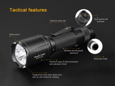 Taktikai LED-es zseblámpa Fenix TK25 IR