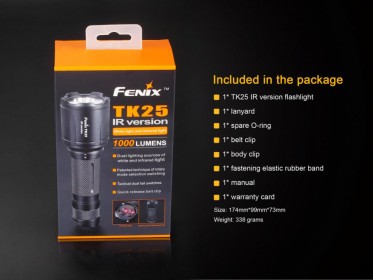 Taktikai LED-es zseblámpa Fenix TK25 IR