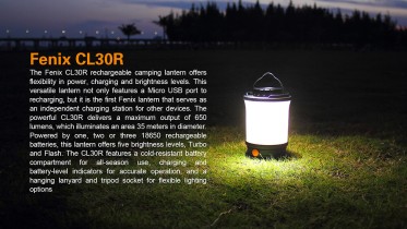 Fenix CL30R tölthető lámpás