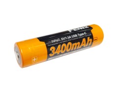Tölthető USB-C akkumulátor Fenix 18650 3400 mAh (Li-ion)