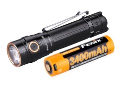 LED zseblámpa Fenix LD30 + USB akkumulátor 3400 mAh