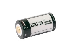 USB akkumulátor Keeppower RCR123A 3V 1000 mAh (Li-Ion)