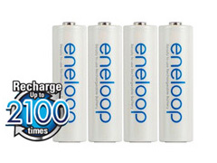 Panasonic Eneloop AA NiMH 4db 2100 ciklus