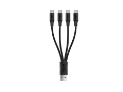 Négyes micro USB töltőkábel