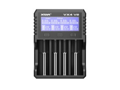 Négycsatornás USB töltő VX4 V2 (Li-ion, NiMH)